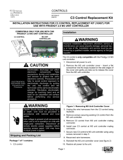 lennox prodigy controller instructions