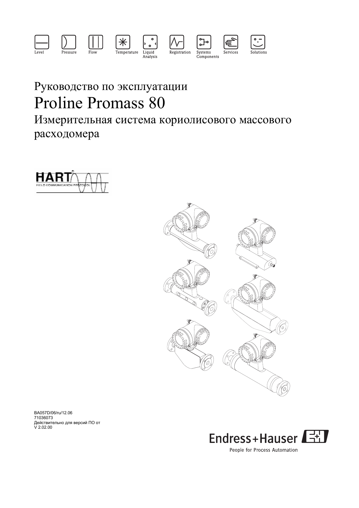 Proline инструкция. Proline Promass 80. Promass 80 подключение Hart.