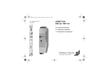 Endress Hauser TMT121 Temperaturtransmitter für Hutschienenmontage