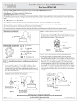 Quoizel SFD8411IB Seaford Outdoor Lantern Installation Guide