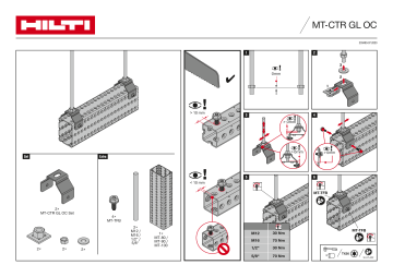 Hilti MT-CTR GL OC Operating Instruction | Manualzz