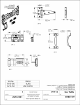 National Hardware 1113 Shed Kit, Black Tech Drawing