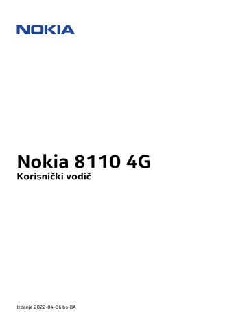 Kamera. Nokia 8110 4G | Manualzz