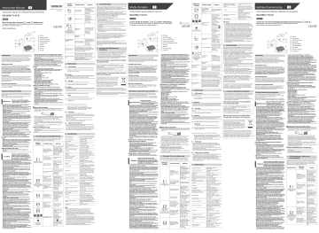 Omron Healthcare HEM-7143-E M2 Blood Pressure Monitor Instruction ...
