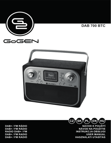 Gogen Dab Btc Dab Fm Radio Instrukcja Obs Ugi Manualzz