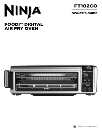 Ninja FT102CO Foodi Digital Air Fry Oven Owner’s Manual | Manualzz