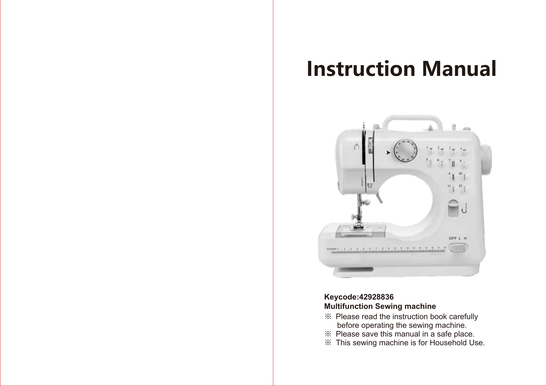 Manual de instrucciones de la máquina de coser multifunción NEX 42928836