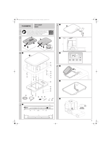 Dometic SPX1200T Roof Evaporator Installation Guide | Manualzz