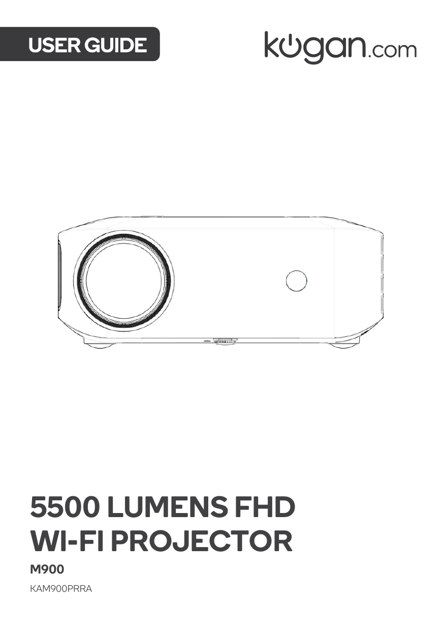 5500 lumens fhd wifi projector m900