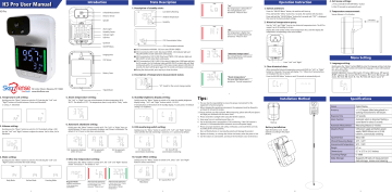 Skindfense H3-Pro Sanitization System User Manual | Manualzz