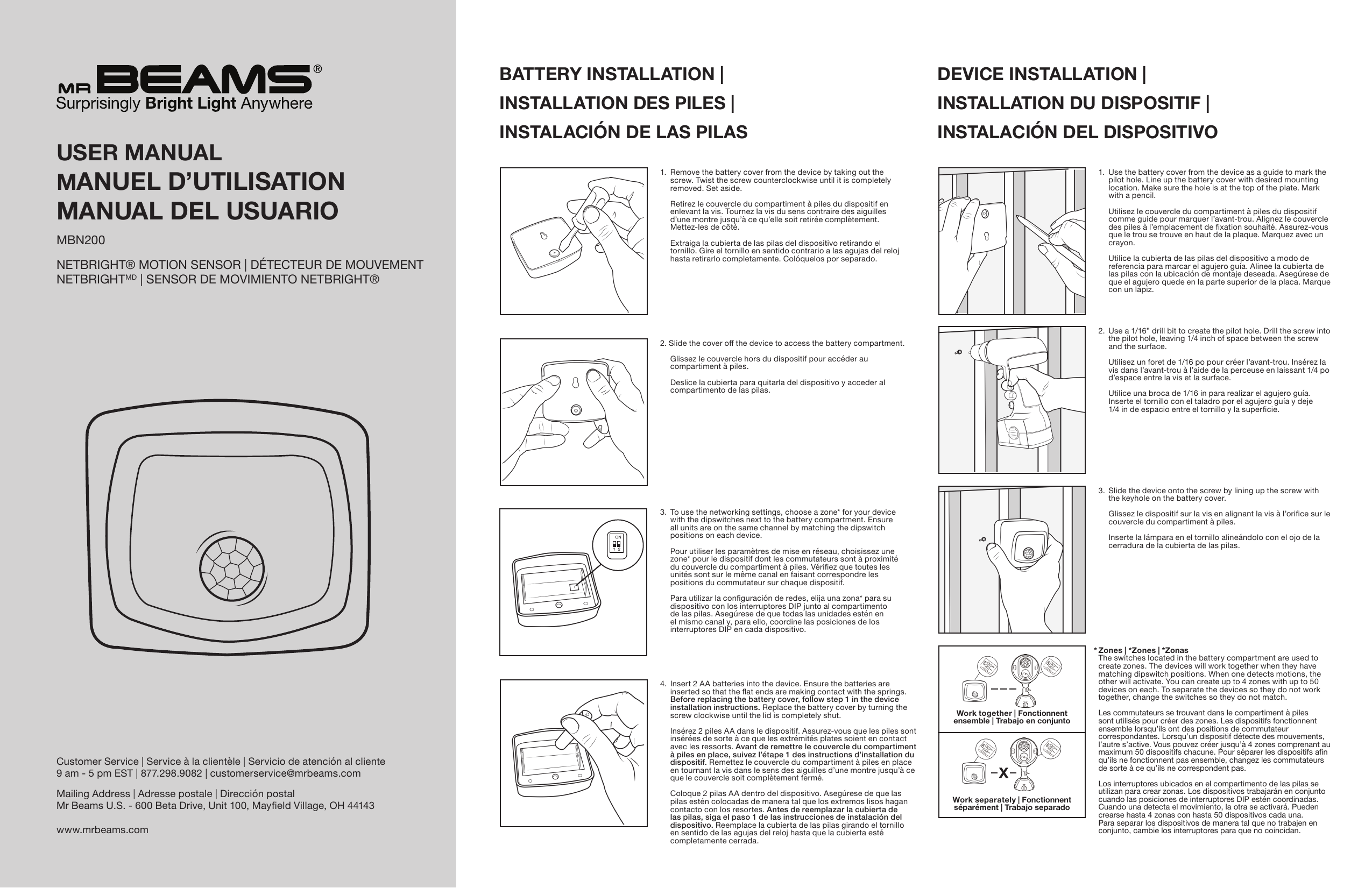 mr beams mb980 instructions