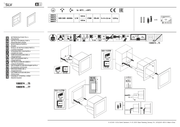 SLV 1000577 FRAME LED 230V BASIC Bedienungsanleitung | Manualzz