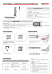 GemRed 2 in 1 Digital Angle Rule Owner's Manual