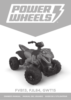 power wheels jurassic world dino racer instructions