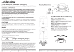 Maxxima MRL-410205 4 in. Retrofit Recessed LED Downlight Installation instructions