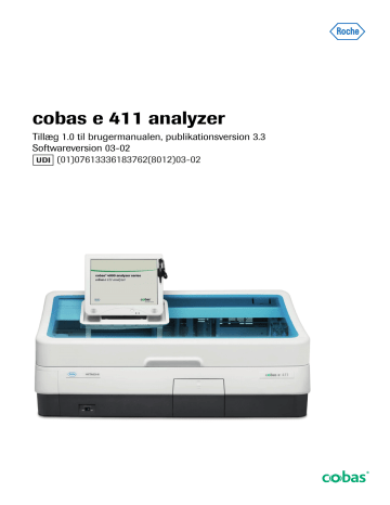 Roche Cobas E 411 Brugermanual | Manualzz