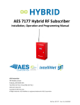 AES 7177 Hybrid RF Subscriber Manual | AI Chat &amp; PDF