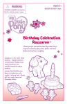 My Little Pony BIRTHDAY CELEBRATION Instructions