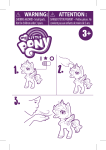 My Little Pony Magical Kiss Unicorn Princess Celestia Instructions