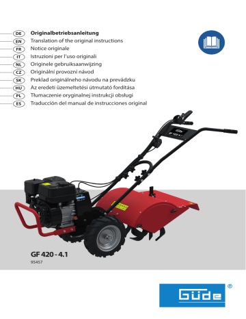 Güde Gartenfräse GF 4204.1 Bedienungsanleitung Manualzz