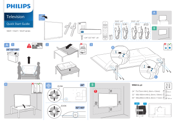 Philips 43PFS5507/12 5500 series LED-TV Quick Start Guide | Manualzz