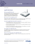 Trimble AgGPS 900/450 Radio User Guide