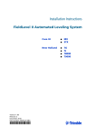 Trimble FieldLevel II System User Guide