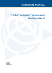 Trimble Autopilot System User Guide
