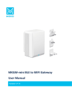 MOKO MKGW-mini BLE to WIFI Gateway User Manual