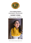 Lion Brand SUNNY COWL Instructions
