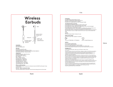 Heyday wireless best sale headphones manual