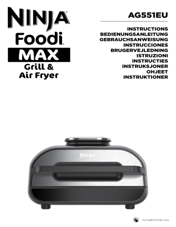 Ninja Foodi AG551EU Grill and Air Fryer Bedienungsanleitung | Manualzz