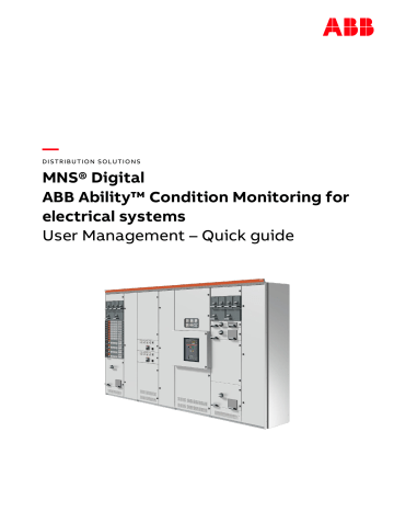 ABB Ability Condition Monitoring Quick Guide | Manualzz