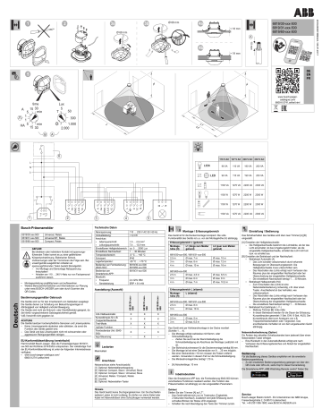 ABB 6819/XX-XXX-500 Installation and Operating Instructions | Manualzz