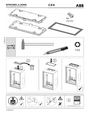 Abb Cz4 Mounting Instruction 