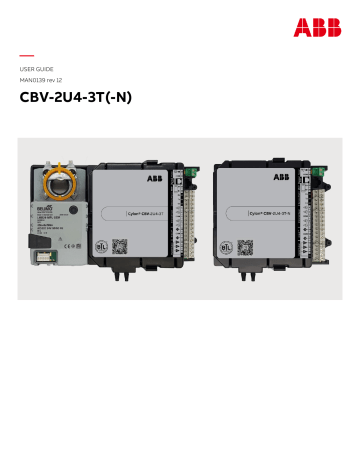 ABB CBV-2U4-3T(-N) User Manual | Manualzz