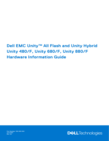 Dell EMC Unity XT 880F storage Specifications | Manualzz