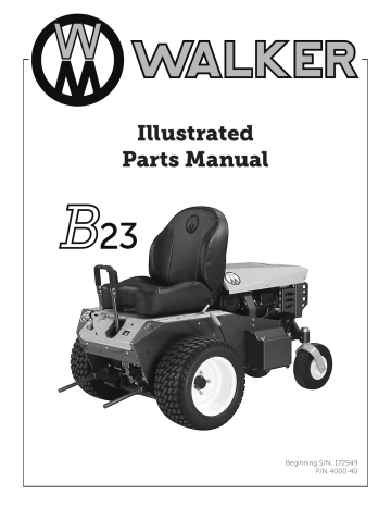 Walker B23 Parts List | Manualzz