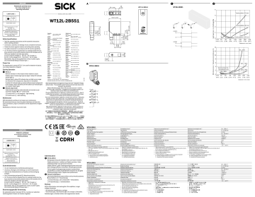 Sick WT12L-2B551 Operating Instructions | Manualzz