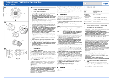 Dräger AI-Pulsar 7000 Junction Box Assembly Instruction | Manualzz