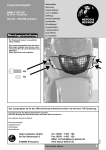 Hepco &amp; Becker 700638 00 01 Headlight grill Instructions