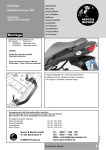Hepco &amp; Becker 4202515-01 Handhold instead of original rearrack Instructions