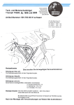 Hepco &amp; Becker 501703 00 01 Engine protection bar black Instructions