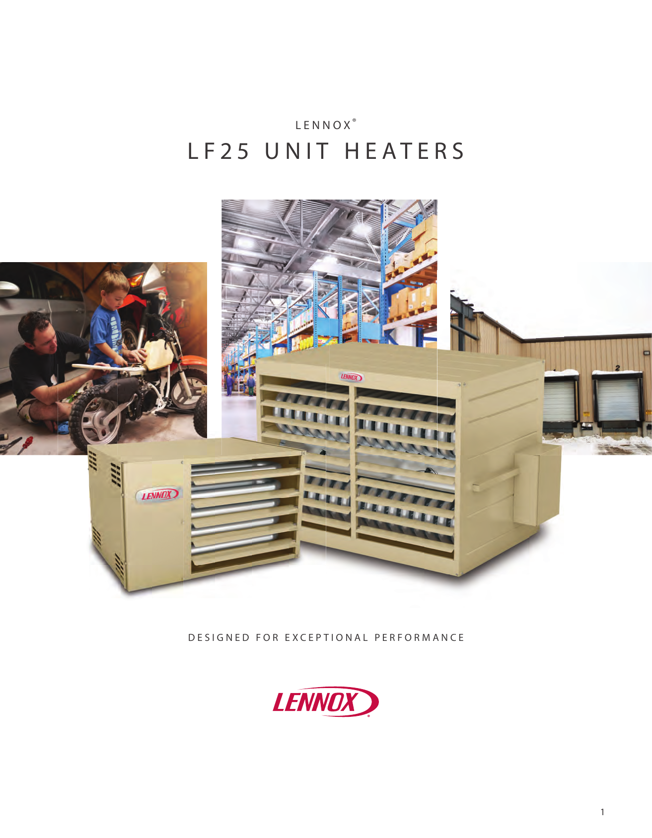 Lennox LF25 Garage Heater Owner manual | Manualzz