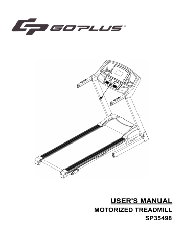 Costway SP35498 2.25 HP Folding Electric Motorized Power Treadmill Machine Use Care Manual Manualzz