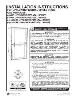 Rheem R801SA050314MSA - Installation instructions, Specification |  manualzz.com