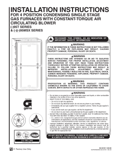 Rheem R95TC0601317MSA - Installation instructions, Operating instructions,  Specification | manualzz.com
