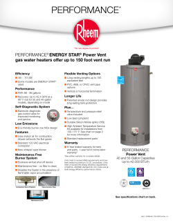 Rheem XP40T06PV36U0 - Manual, Specification, User guide, installation Guide  | manualzz.com