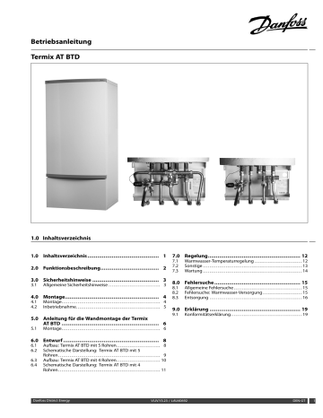 Danfoss Termix AT BTD Bedienungsanleitung | Manualzz