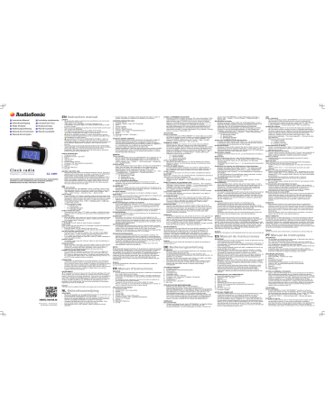 Audiosonic CL-1491 Bedienungsanleitung | Manualzz